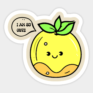 Fruit cutw Sticker